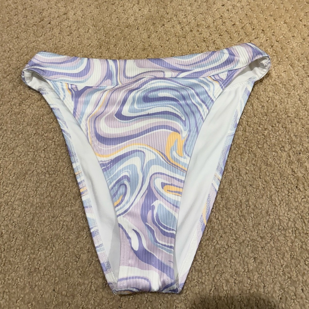 NWT Hollister High Waist High leg ribbed bikini bottom